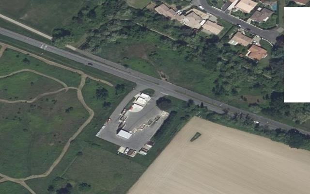 Vue aérienne — Déchetterie de Passage d'Agen