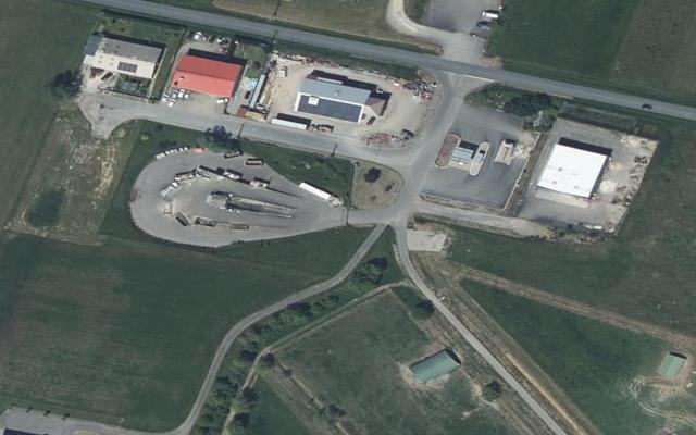 Vue aérienne — Déchetterie de Fals