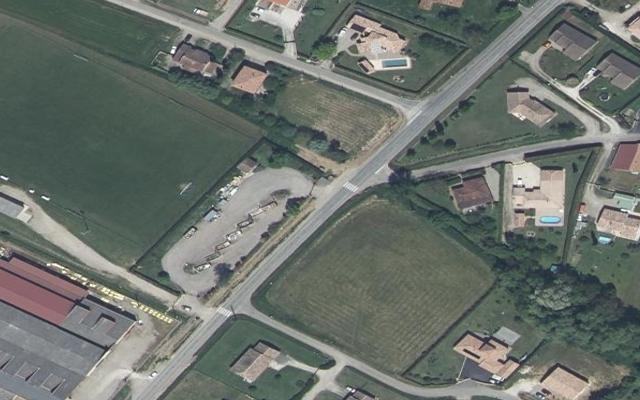 Vue aérienne — Déchetterie de Clairac