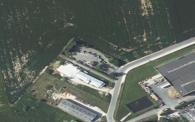 Vue aérienne — Déchetterie d'Illiers-Combray