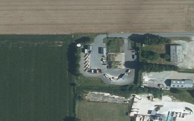 Vue aérienne — Déchetterie Fauville-en-Caux