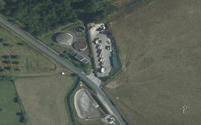 Vue aérienne — Déchetterie de Doudeville