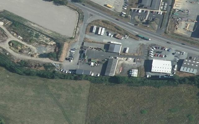 Vue aérienne — Déchetterie de Bourgueil