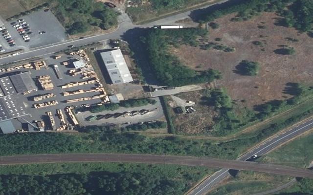 Vue aérienne — Déchetterie de Cinq-Mars-la-Pile