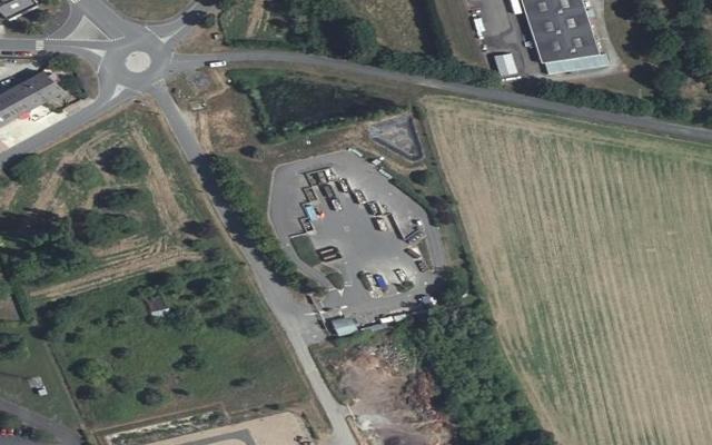 Vue aérienne — Déchetterie la Haute Limougère