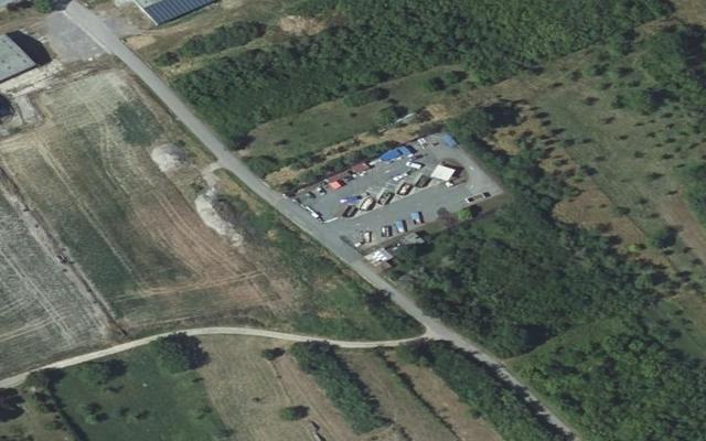Vue aérienne — Déchetterie d'Einville-au-Jard