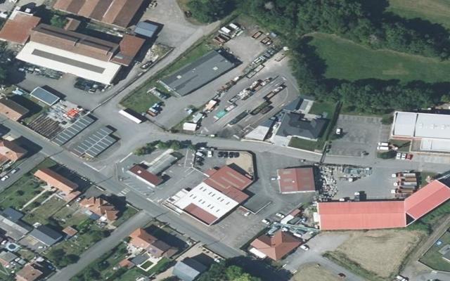 Vue aérienne — Déchetterie de Trieux