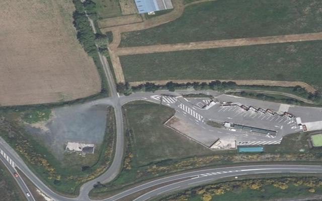 Vue aérienne — Déchetterie de Candé