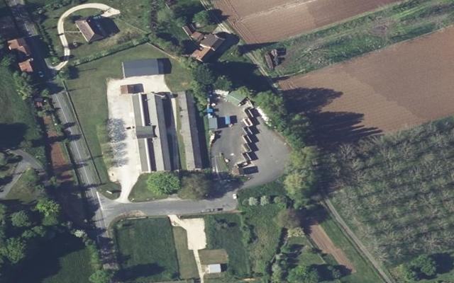 Vue aérienne — Déchetterie de Lalinde