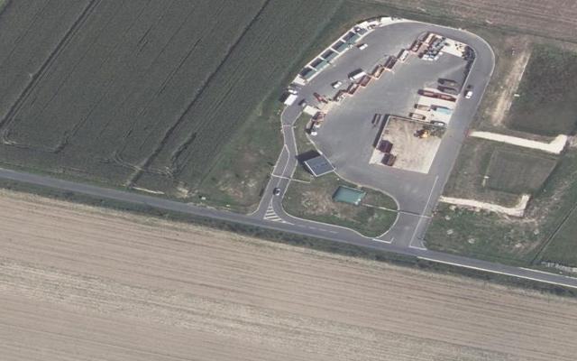 Vue aérienne — Déchetterie d'Aubigny-sur-Nère