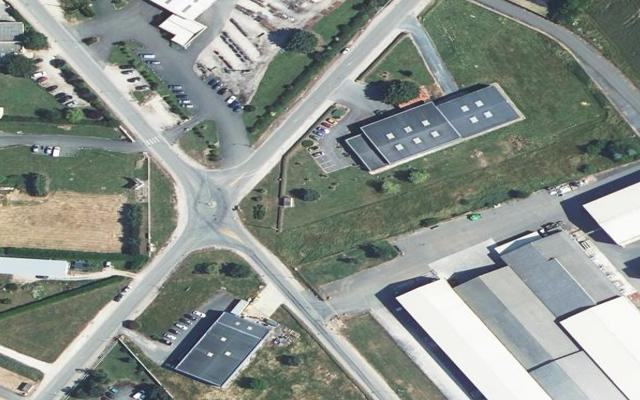 Vue aérienne — Déchetterie de Bonneval