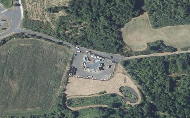 Vue aérienne — Déchetterie de Volvic
