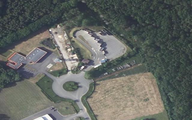 Vue aérienne — Déchetterie de Châteauneuf-en-Thymerais
