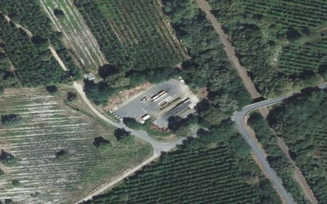 Vue aérienne — Déchetterie d'Arengosse