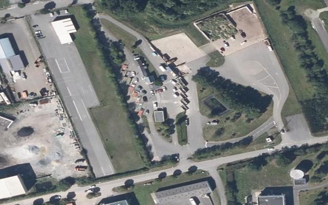 Vue aérienne — Déchetterie de Ploërmel