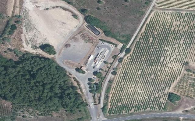 Vue aérienne — Déchetterie de Montagnac