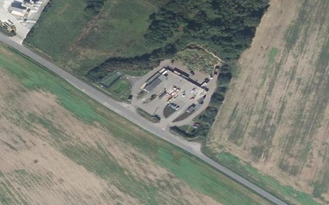 Vue aérienne — Déchetterie de Sainte-Marie