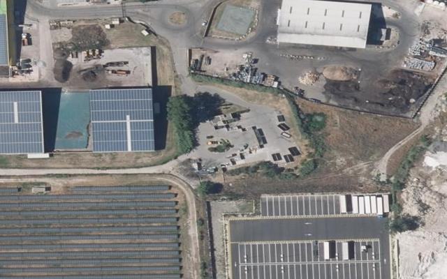 Vue aérienne — Déchetterie Intercommunale de Châteaurenard