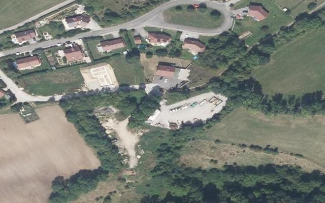 Vue aérienne — Déchetterie de Longchaumois