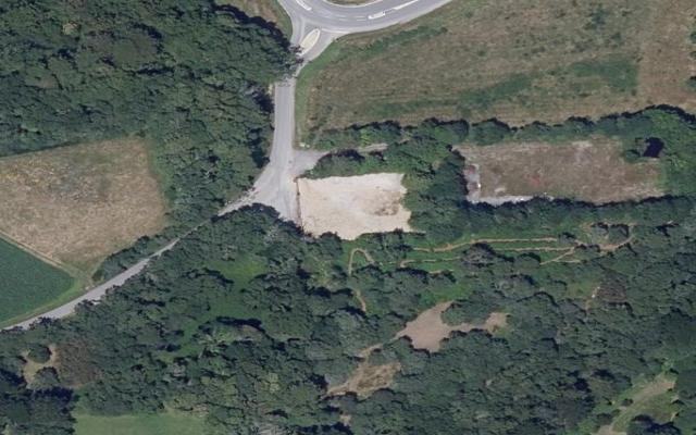 Vue aérienne — Déchetterie de Guidel