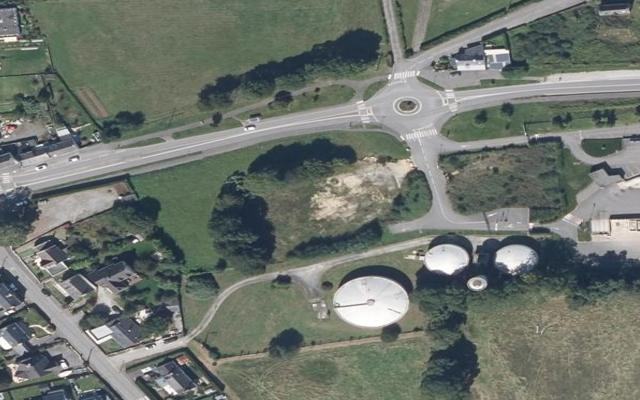 Vue aérienne — Déchetterie d'Hennebont