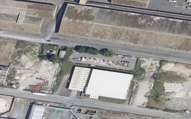 Vue aérienne — Déchetterie de Lorient (Port de Commerce)