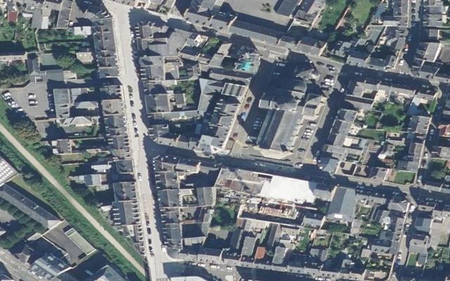 Vue aérienne — Déchetterie de Fougères - Javené