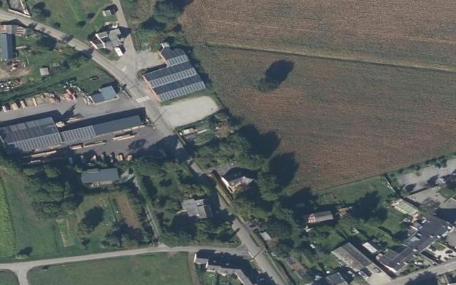 Vue aérienne — Déchetterie de Renac