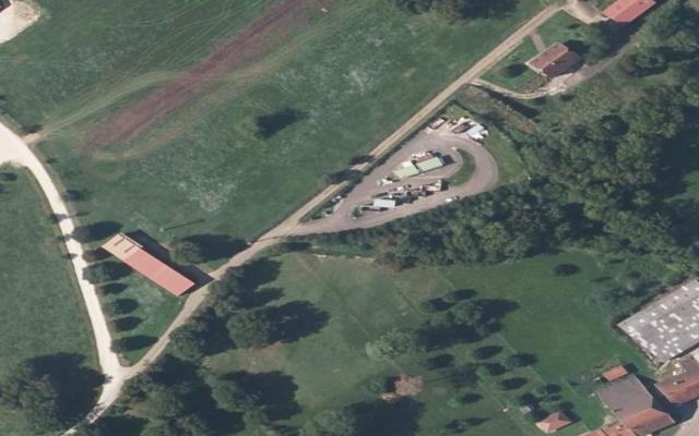 Vue aérienne — Déchetterie de Dampierre-sur-Linotte