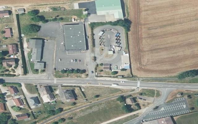 Vue aérienne — Déchetterie d'Esprels
