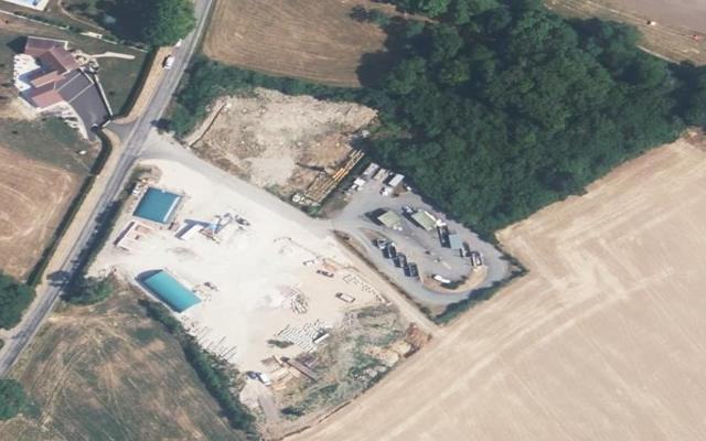 Vue aérienne — Déchetterie de Vauvillers