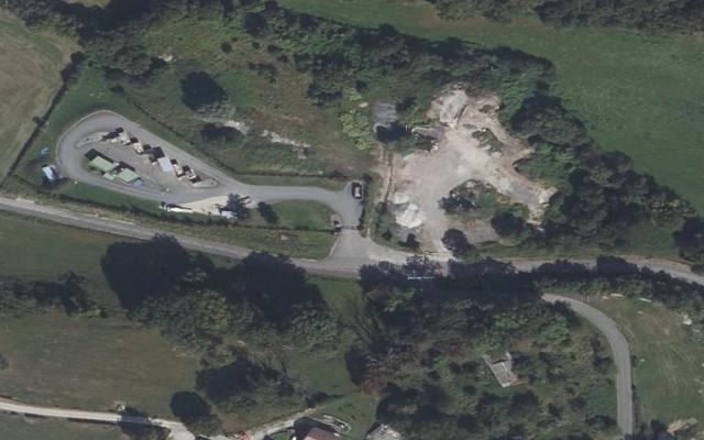 Vue aérienne — Déchetterie de Clerval