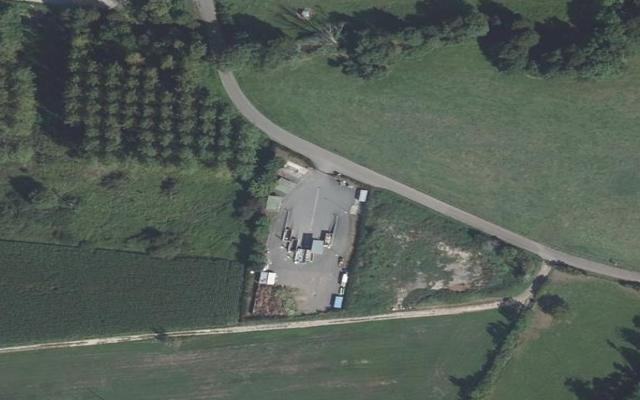 Vue aérienne — Déchetterie de Rougemont