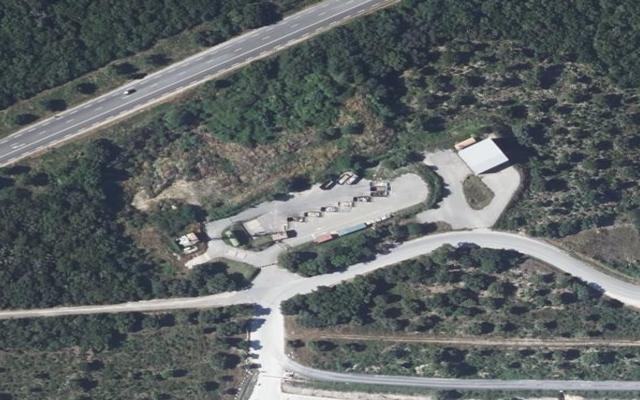 Vue aérienne — Déchetterie de Saint-Marcel-de-Careiret
