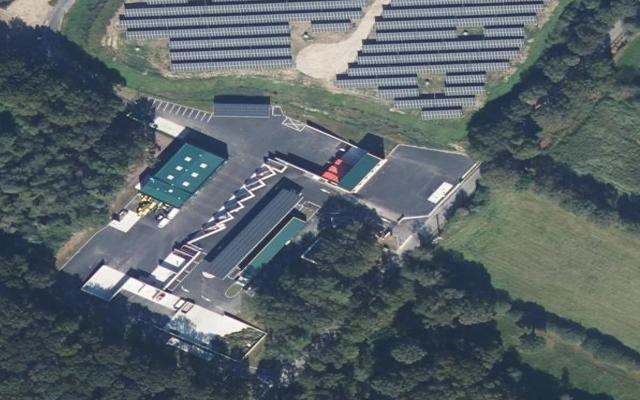 Vue aérienne — Déchetterie de Saint-Aubin-d'Aubigné