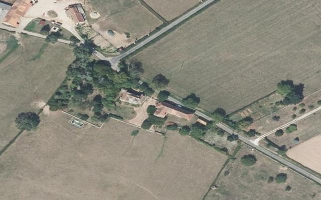 Vue aérienne — Déchetterie de Genouilly