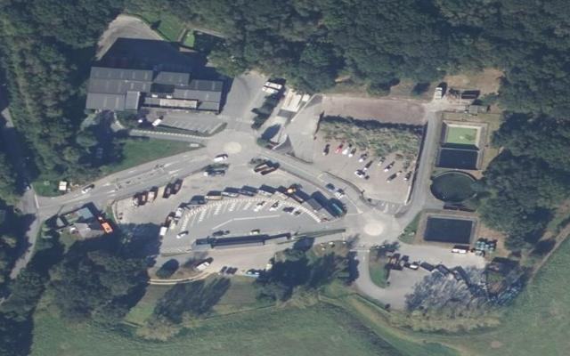 Vue aérienne — Déchetterie de Dinard