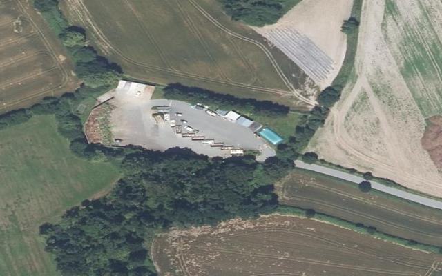Vue aérienne — Déchetterie de Louannec