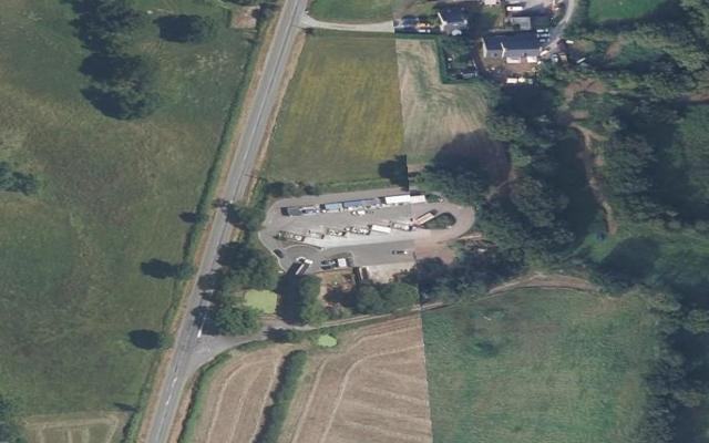 Vue aérienne — Déchetterie de Miniac-Morvan