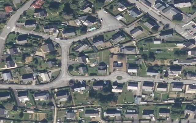 Vue aérienne — Déchetterie de Montreuil-sur-Ille