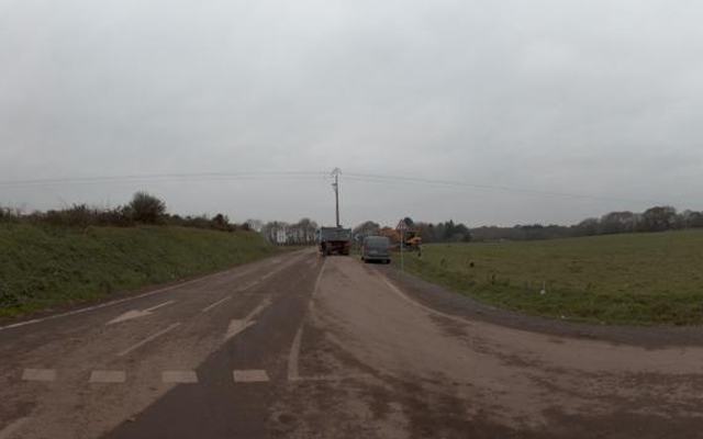 Vue depuis la rue — Déchetterie de Trégunc