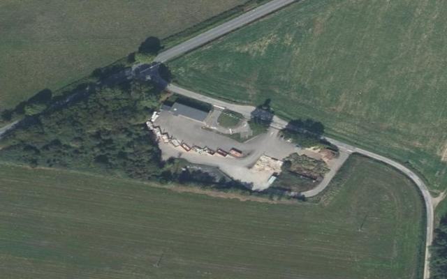 Vue aérienne — Déchetterie du Grand-Fougeray
