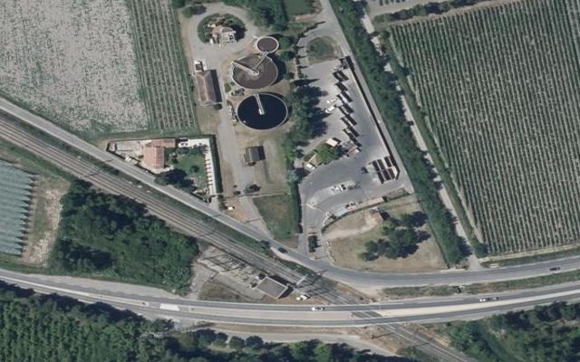 Vue aérienne — Déchetterie de Thor