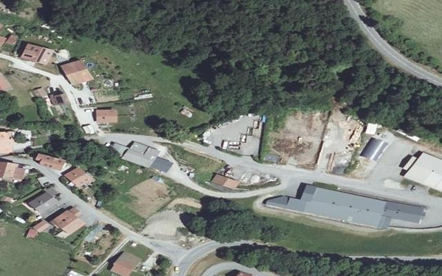 Vue aérienne — Déchetterie Mont-Saxonnex