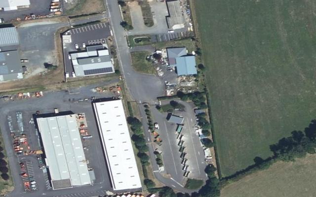 Vue aérienne — Déchetterie des 4 Chemins Naucelles