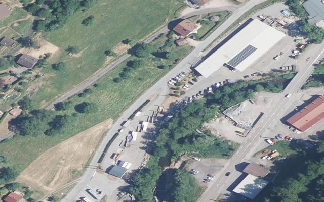 Vue aérienne — Déchetterie de Niachamp - La Bresse