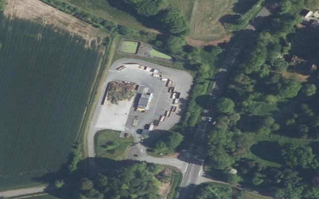 Vue aérienne — Déchetterie du Fœil