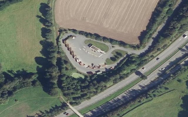Vue aérienne — Déchetterie de Quimper Nord