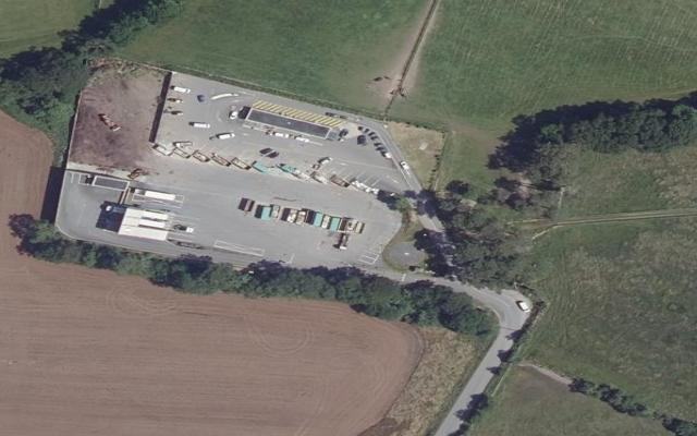 Vue aérienne — Déchetterie de Quimperlé