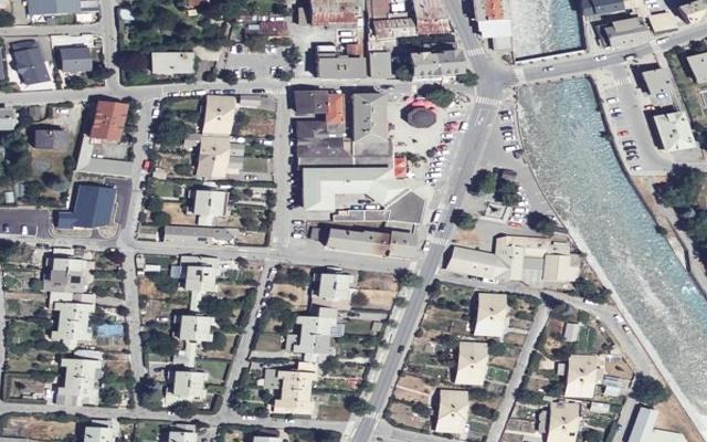 Vue aérienne — Déchetterie d'Argentière-la-Bessée
